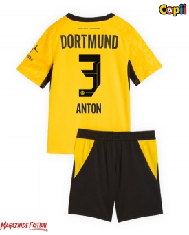 Borussia Dortmund Waldemar Anton #3 Echipament de Fotbal Replică 2026-27 Copii Acasa (+ Șorturi)
